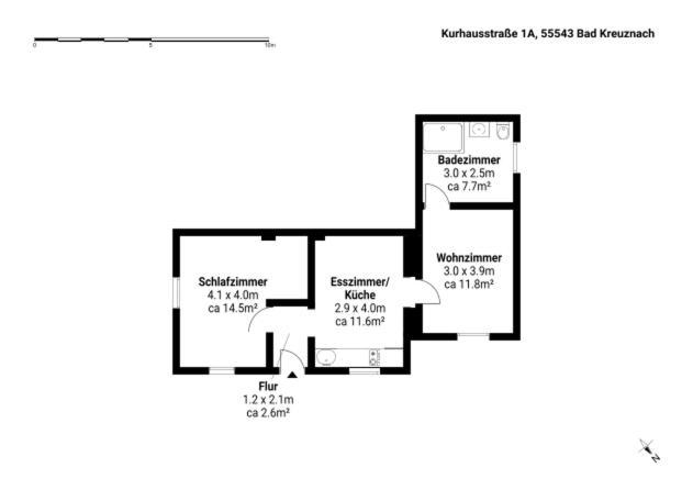 Altstadt Apartment Am Wasser Mit Parkplatz Und Riesigem Garten Bad Kreuznach Exterior photo